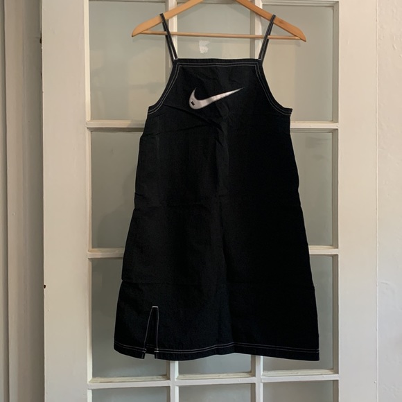 Nike swoosh woven mini dress spaghetti straps medium - Picture 7 of 12